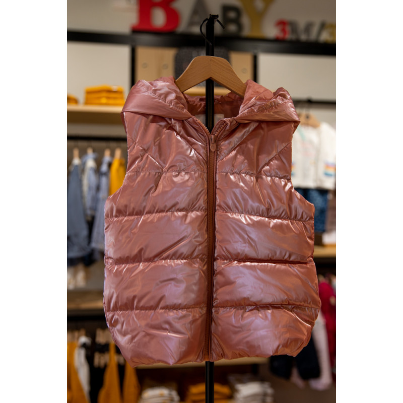 Doudoune rose sans manche fille moncommerce64