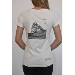 T-shirt col rond « Ice »