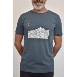T-shirt col rond « Longboard »